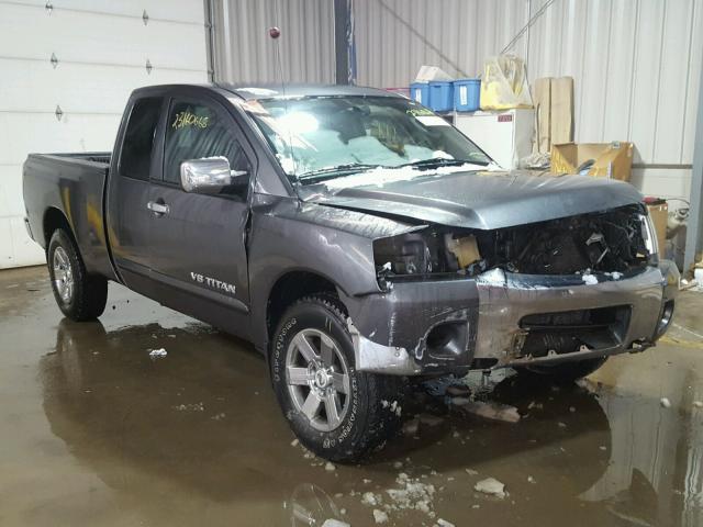 1N6AA06CX9N318532 - 2009 NISSAN TITAN XE GRAY photo 1