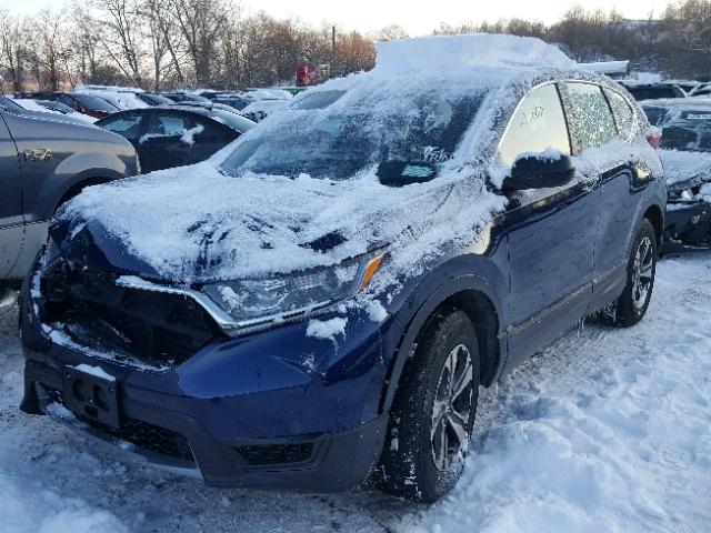 5J6RW6H32HL006829 - 2017 HONDA CR-V LX BLUE photo 2