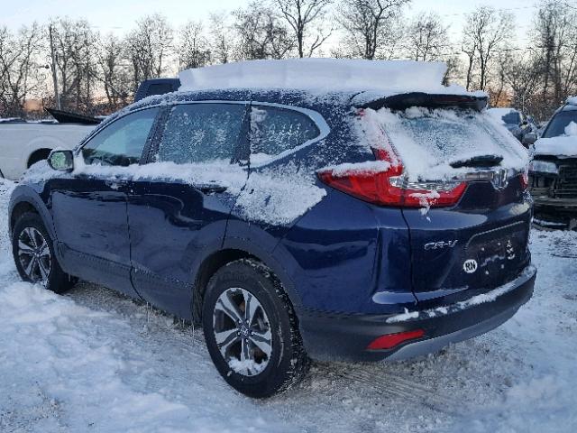 5J6RW6H32HL006829 - 2017 HONDA CR-V LX BLUE photo 3