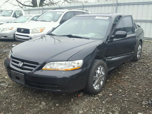 1HGCG56782A141861 - 2002 HONDA ACCORD SE BLACK photo 2