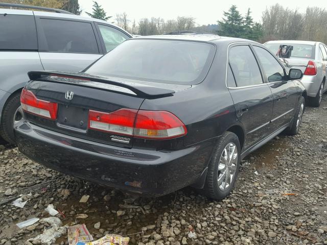 1HGCG56782A141861 - 2002 HONDA ACCORD SE BLACK photo 4