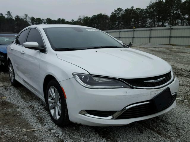 1C3CCCAB4FN740057 - 2015 CHRYSLER 200 LIMITE WHITE photo 1