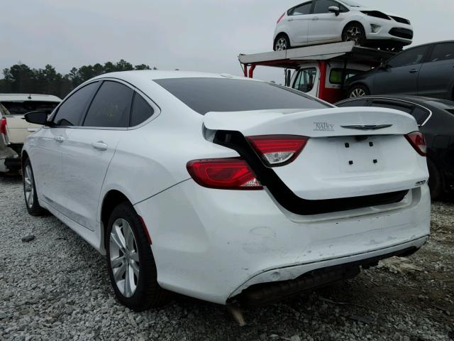 1C3CCCAB4FN740057 - 2015 CHRYSLER 200 LIMITE WHITE photo 3