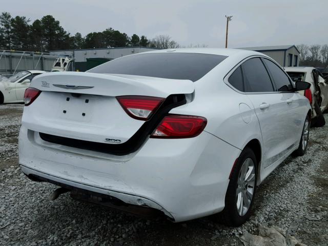 1C3CCCAB4FN740057 - 2015 CHRYSLER 200 LIMITE WHITE photo 4