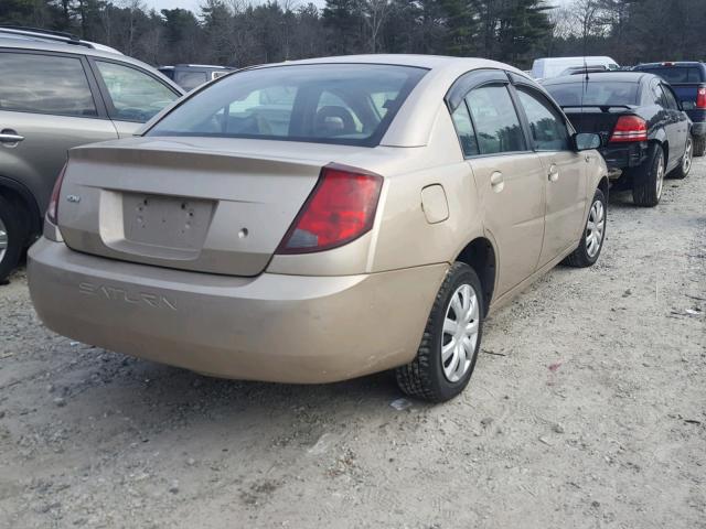 1G8AJ55F56Z123075 - 2006 SATURN ION LEVEL GOLD photo 4