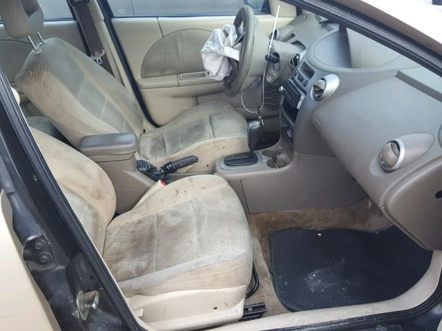 1G8AJ55F56Z123075 - 2006 SATURN ION LEVEL GOLD photo 5