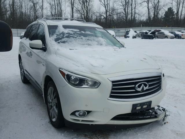 5N1CL0MM2EC526522 - 2014 INFINITI QX60 HYBRI WHITE photo 1