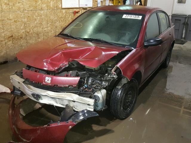 1G8AF52F54Z129252 - 2004 SATURN ION LEVEL RED photo 2