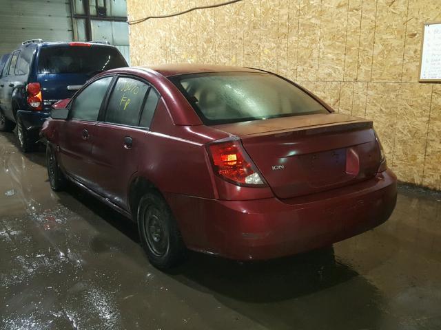 1G8AF52F54Z129252 - 2004 SATURN ION LEVEL RED photo 3