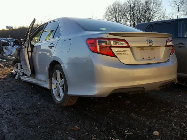 4T1BF1FK9DU283272 - 2013 TOYOTA CAMRY L SILVER photo 3