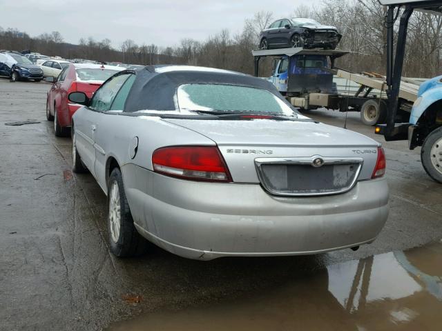 1C3EL55R94N352640 - 2004 CHRYSLER SEBRING LX SILVER photo 3