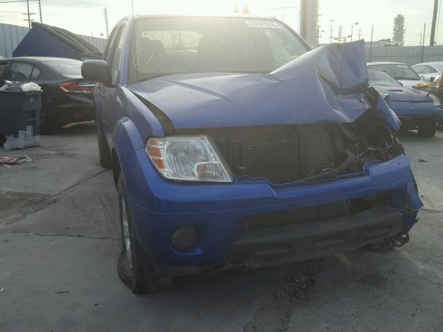 1N6AD0ERXCN700175 - 2012 NISSAN FRONTIER S BLUE photo 1