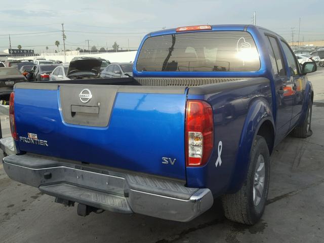 1N6AD0ERXCN700175 - 2012 NISSAN FRONTIER S BLUE photo 4