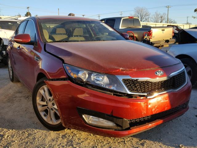 5XXGM4A76DG169885 - 2013 KIA OPTIMA LX RED photo 1