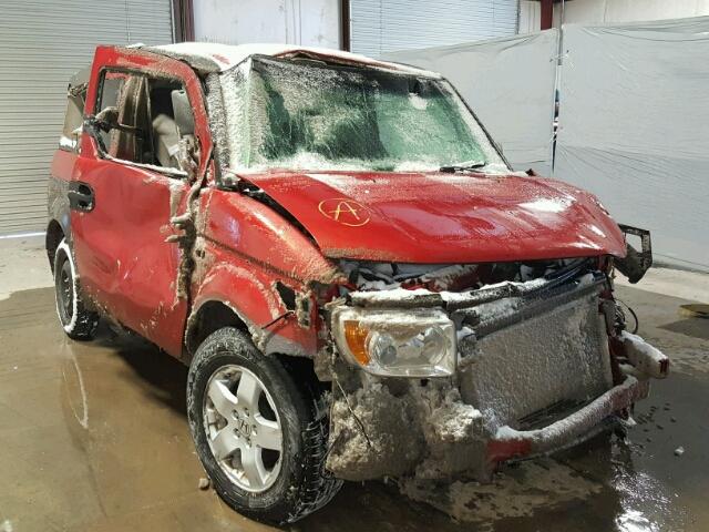 5J6YH285X4L037272 - 2004 HONDA ELEMENT EX ORANGE photo 1