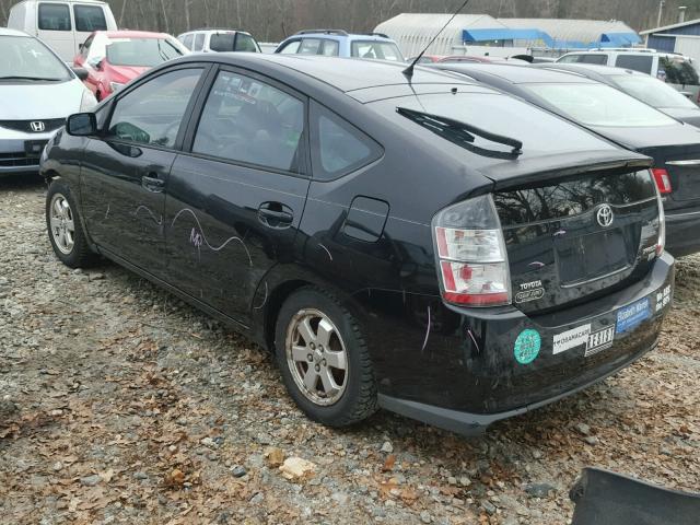 JTDKB20U653115113 - 2005 TOYOTA PRIUS BLACK photo 3