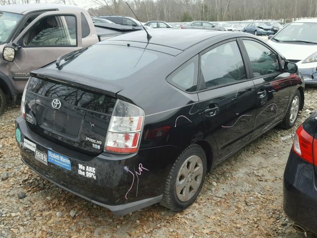 JTDKB20U653115113 - 2005 TOYOTA PRIUS BLACK photo 4