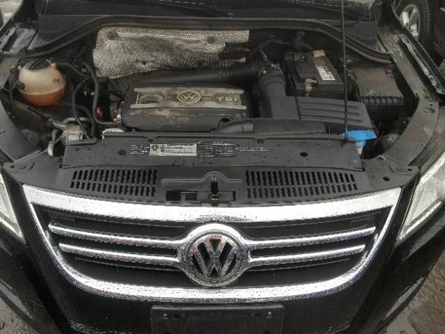 WVGBV7AX6AW524150 - 2010 VOLKSWAGEN TIGUAN SE BLACK photo 7