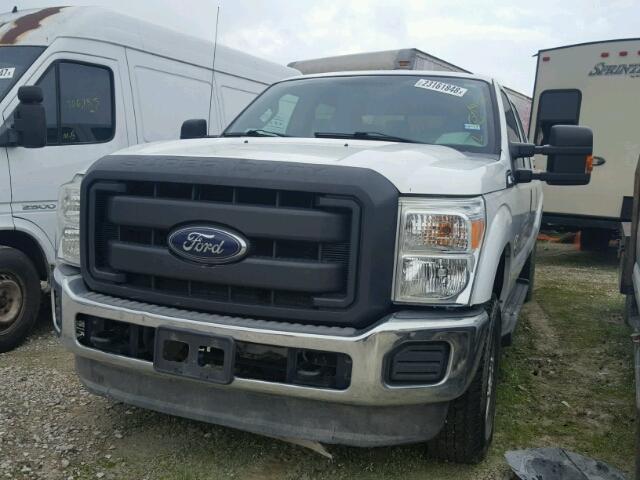 1FT7W3BT7CEB86634 - 2012 FORD F350 SUPER WHITE photo 2