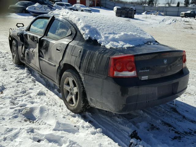 2B3KA43DX9H578662 - 2009 DODGE CHARGER BLACK photo 3