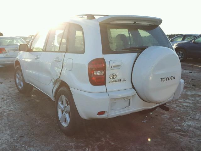 JTEGD20V650086766 - 2005 TOYOTA RAV4 WHITE photo 3