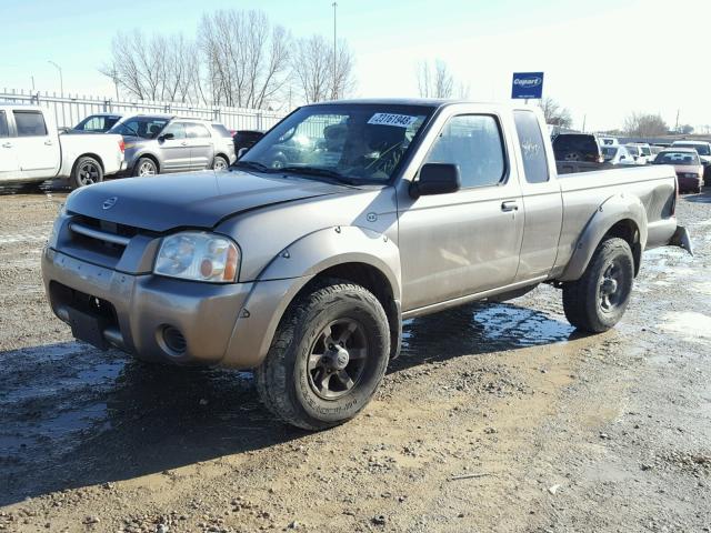 1N6ED26Y63C444311 - 2003 NISSAN FRONTIER K TAN photo 2