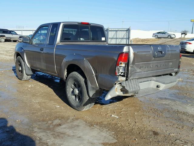 1N6ED26Y63C444311 - 2003 NISSAN FRONTIER K TAN photo 3