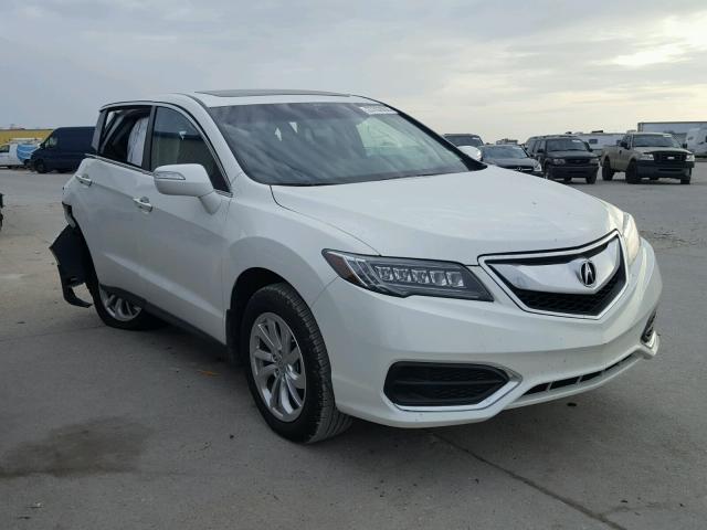 5J8TB3H56HL020189 - 2017 ACURA RDX TECHNO WHITE photo 1