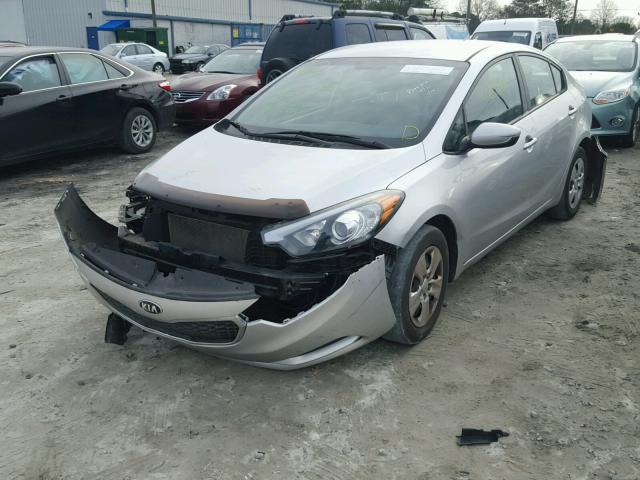 KNAFK4A63E5147595 - 2014 KIA FORTE LX 银色 照片 2