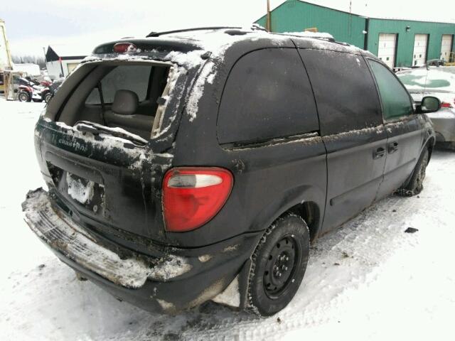 1D4GP25R25B418684 - 2005 DODGE CARAVAN SE BLACK photo 4