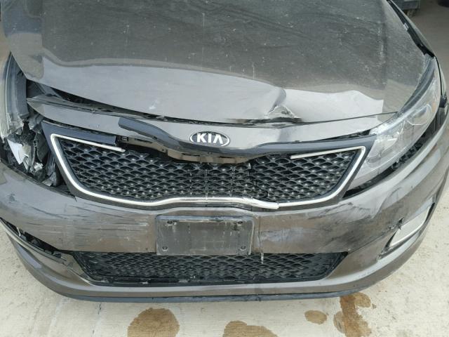 5XXGM4A78EG321912 - 2014 KIA OPTIMA LX BROWN photo 7