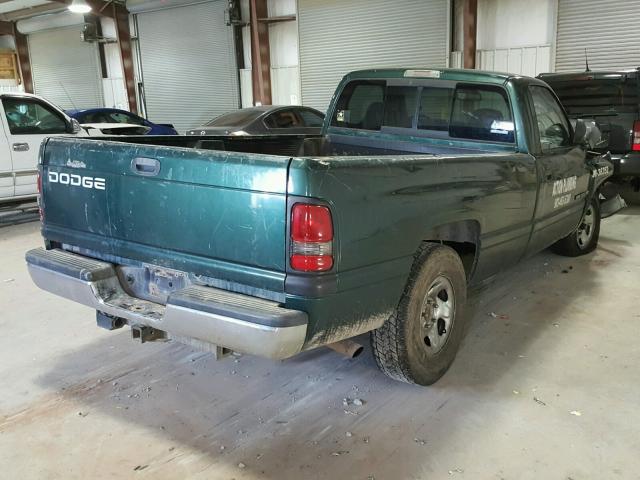 1B7HC16ZXXS181080 - 1999 DODGE RAM 1500 GREEN photo 4