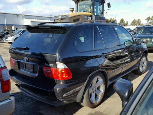 5UXFB53525LV20424 - 2005 BMW X5 4.4I BLACK photo 4