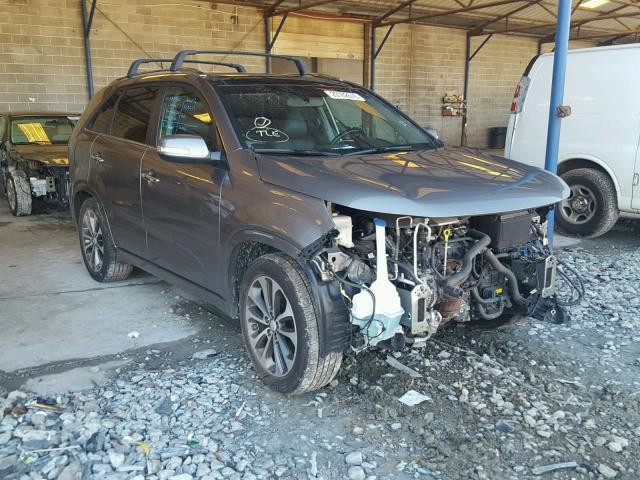 5XYKW4A74EG428150 - 2014 KIA SORENTO SX GRAY photo 1