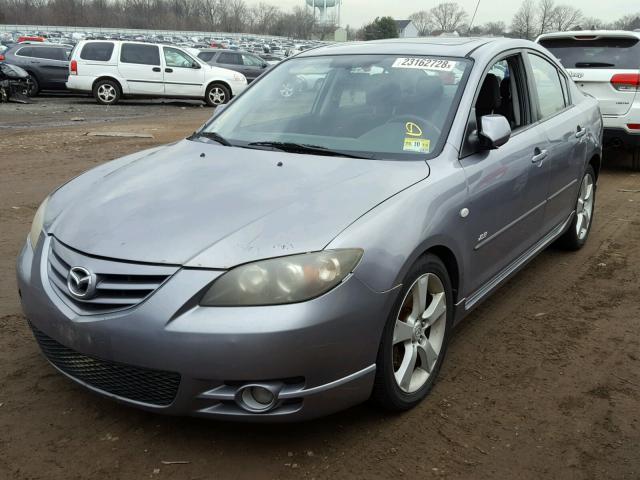 JM1BK323X51219058 - 2005 MAZDA 3 S GRAY photo 2