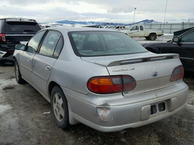 1G1NE52J22M716803 - 2002 CHEVROLET MALIBU LS SILVER photo 3