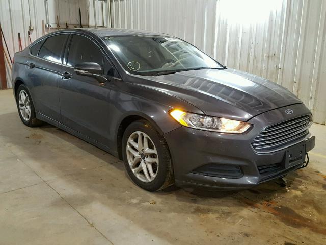 3FA6P0H71GR174537 - 2016 FORD FUSION SE GRAY photo 1