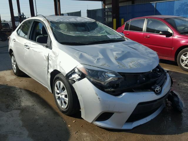 2T1BURHE2EC024573 - 2014 TOYOTA COROLLA L SILVER photo 1