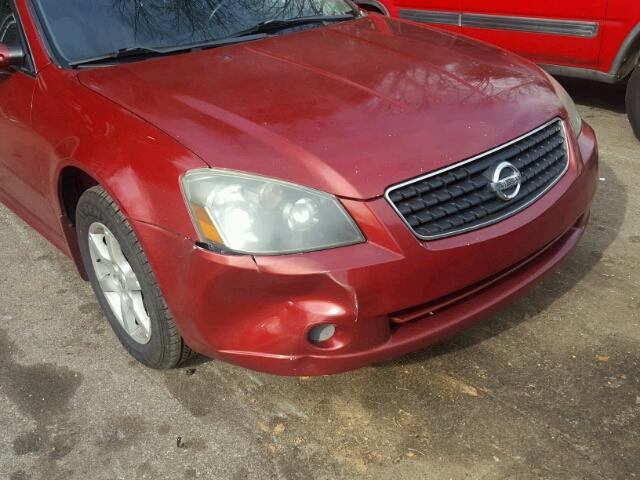 1N4AL11D06N439560 - 2006 NISSAN ALTIMA S MAROON photo 9