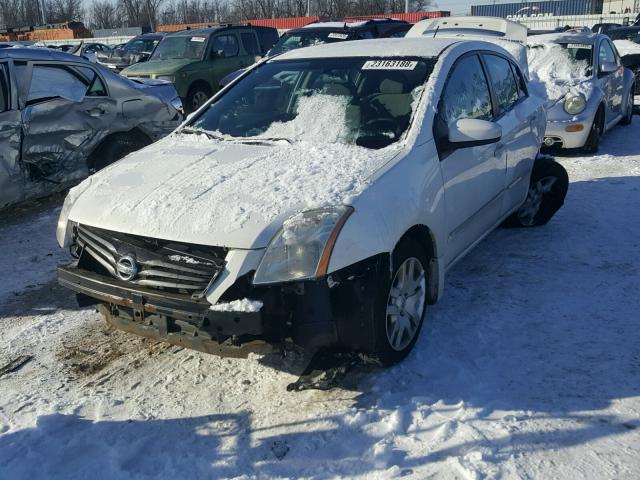 3N1AB6AP4BL687229 - 2011 NISSAN SENTRA 2.0 WHITE photo 2