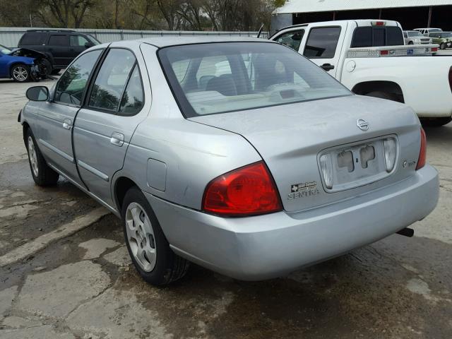 3N1CB51DX4L892937 - 2004 NISSAN SENTRA 1.8 SILVER photo 3