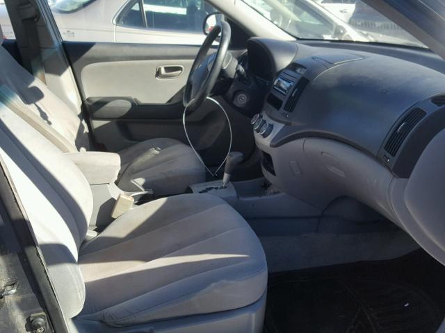 KMHDU46D47U142521 - 2007 HYUNDAI ELANTRA GL GRAY photo 5