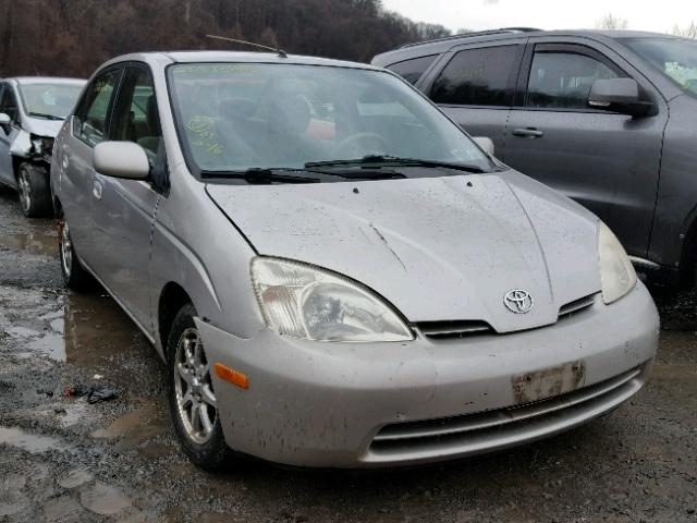 JT2BK18U520055832 - 2002 TOYOTA PRIUS SILVER photo 1