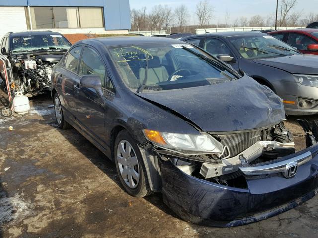 1HGFA15517L133183 - 2007 HONDA CIVIC LX BLUE photo 1