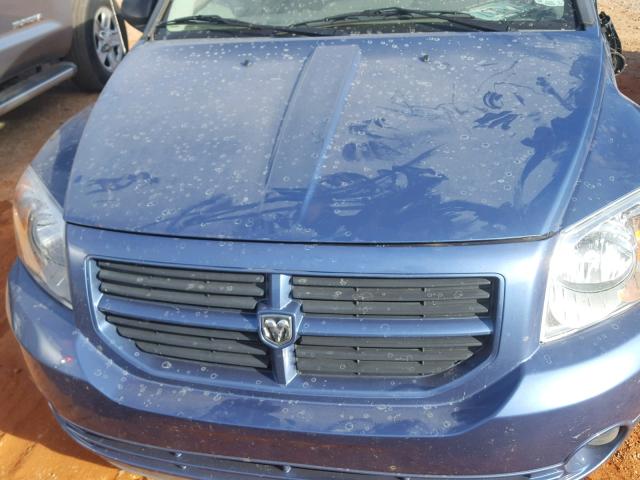 1B3HB48B87D164935 - 2007 DODGE CALIBER SX BLUE photo 7