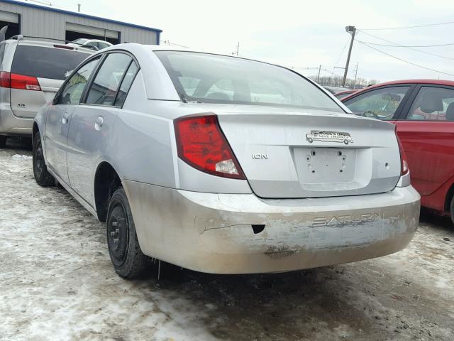 1G8AJ52F85Z132002 - 2005 SATURN ION LEVEL SILVER photo 3