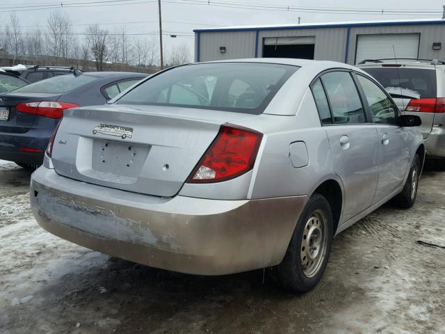 1G8AJ52F85Z132002 - 2005 SATURN ION LEVEL SILVER photo 4