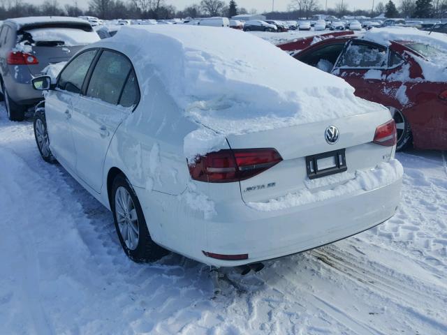 3VWD67AJ3GM322667 - 2016 VOLKSWAGEN JETTA SE WHITE photo 3