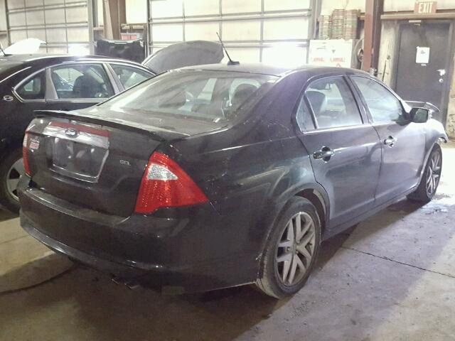 3FAHP0JA9BR143320 - 2011 FORD FUSION SEL BLACK photo 4