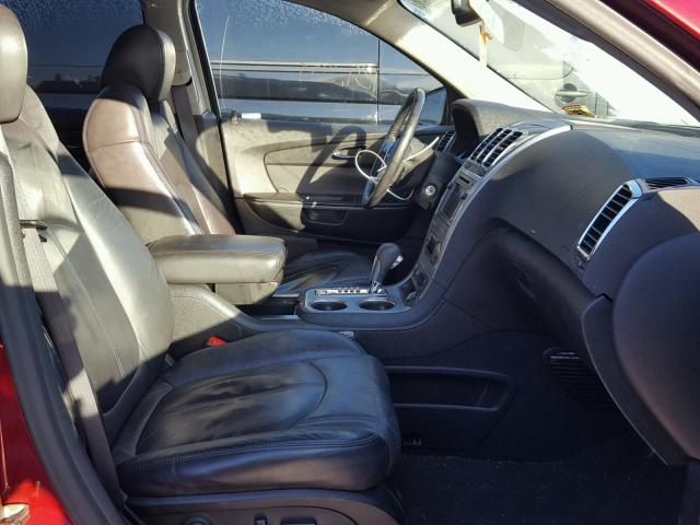 1GKEV33787J121580 - 2007 GMC ACADIA SLT წითელი ფოტო 5